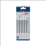 Bosch PRO Multi Material thick and thin T345XF Stichsägeblatt, 132 mm, 5-tlg. #2608634994