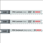 Bosch PRO Laminate Set, U-Schaft, 3-tlg. #2608636430