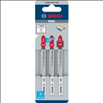 Bosch PRO Plastics PP clean T102D Stichsägeblatt, 100 mm, 3-tlg. #2608667443