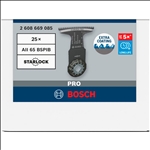 Bosch PRO AII 65 BSPIB Blatt für Multifunktionswerkzeuge, 65 x 40 mm, 25-tlg. #2608669085