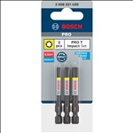 Bosch PRO T Impact Bit Set, T25, T30, T40, 55 mm, 3-tlg #2608521U55