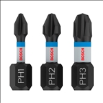 Bosch PRO Phillips Impact Bit, PH1x25, PH2x25, PH3x25 mm, 3-tlg #2608522470