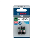 Bosch PRO Pozidriv Impact Bit, PZ1x25, PZ2x25, PZ3x25 mm, 3-tlg. #2608522471