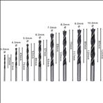 Bosch PRO Wood Holzspiralbohrer Set. 8-tlg. #2607010533