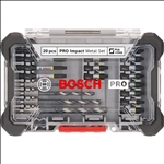 Bosch PRO Impact Schrauberbits und Metallbohrer Set, 20-tlg. #2608521U84