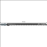 Bosch PRO Wood precise T344DP Stichsägeblatt, 152 mm, 5-tlg. #2608633A36