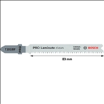 Bosch PRO Laminate clean T101BIF Stichsägeblatt, 83 mm, 5-tlg. #2608636431