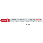 Bosch PRO Plastics PMMA clean T102BF Stichsägeblatt, 92 mm, 3-tlg. #2608636780