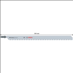 Bosch PRO Wood precise T1044DP Stichsägeblatt, 250 mm, 3-tlg. #2608667394