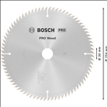 Bosch PRO Wood Kreissägeblatt, 254 x 2,5 x 30 mm, Z80 #2608640437