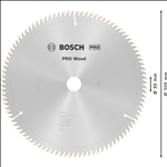 Bosch PRO Wood Kreissägeblatt, 305 x 2,5 x 30 mm, Z96 #2608640442