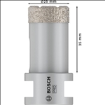 Bosch PRO Ceramic Trockenbohrkrone, 25 x 35 x 14 mm #2608587117