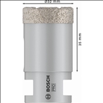 Bosch PRO Ceramic Trockenbohrkrone, 32 x 35 x 14 mm #2608587120
