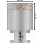 Bosch PRO Ceramic Trockenbohrkrone, 40 x 35 x 14 mm #2608587123
