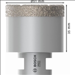 Bosch PRO Ceramic Trockenbohrkrone, 51 x 35 x 14 mm #2608587125