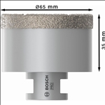 Bosch PRO Ceramic Trockenbohrkrone, 65 x 35 x 14 mm #2608587129