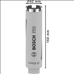 Bosch PRO Trockenbohrkrone, 42 x 150 mm, G 1/2 Zoll #2608587317