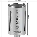 Bosch PRO Trockenbohrkrone, 92 x 150 mm, G 1/2 Zoll #2608587326