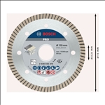 Bosch PRO Ceramic Diamanttrennscheibe, 115 x 22,23 mm #2608602478