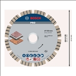 Bosch PRO Stone Diamanttrennscheibe, 150 x 22,23 mm #2608602643