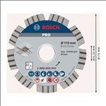 Bosch PRO Concrete Diamanttrennscheibe, 115 x 22,23 mm #2608602651