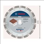 Bosch PRO Abrasive Diamanttrennscheibe, 230 x 22,23 mm #2608602683