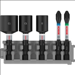 Bosch PRO Impact Set mit Steckschlüsseln, PH2x50, PZ2x50, NS8x50, NS10x50, NS13x50 mm #2608522350