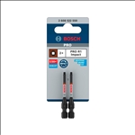 Bosch PRO Robertson Impact Bit, R1, 55 mm, 2-tlg. #2608522550