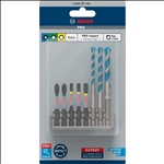 Bosch PRO Impact Set mit Multi Constr. Bohrer, PH2/PZ2/T20/T25/T30, MC 5/6/8, 8-tlg. #2608577144