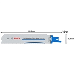 Bosch PRO Medium-Thick Metal precise S937BEF Blatt, 1,1 x 25 x 150 mm, 25-tlg. #2608658992