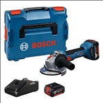 Bosch Akku-Winkelschleifer GWS 18V-8, 2 x Akku GBA 18V 5.0Ah, L-BOXX 136 #06019N9003