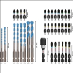 Bosch PRO Impact Gemischtes Set, Display, 6 x 35-tlg #2608522518