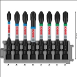 Bosch PRO Impact gemischtes Set, PH1, PH2(x2), PH3, PZ1, PZ2(x2), PZ3, 55 mm, 8-tlg. #2608522328