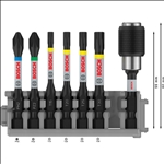 Bosch PRO Impact Set mit Quick Change-Bithalter und Pick and Click-Einsätzen, 7-tlg. #2608522327