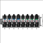 Bosch PRO Impact gemischtes Set, PH1; PH2(x2); PH3; PZ1; PZ2(x2); PZ3, 25 mm, 8-tlg. #2608522323