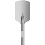 Bosch PRO HEX 28-4C Spatmeißel, gerundet, 135 x 400 mm #1618662000
