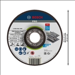 Bosch PRO Stainless Steel and Metal 3-in-1 Disc, 125 x 2,5 x 22,23 mm #2608602389