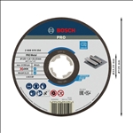 Bosch PRO Metal X-Lock Trennscheibe, 125 x 1,6 x 22,23 mm #2608619254