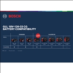 Bosch Linienlaser GLL 18V-120-33 CG in L-BOXX #0601065101