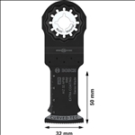 Bosch PRO AIZ 32 APIB Blatt für Multifunktionswerkzeuge, 32 x 50 mm, 10-tlg. #2608669068