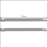 Bosch PRO Foam Sägeblatt, 130 mm, 2-tlg. #2607018010