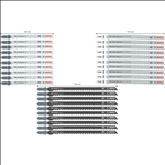 Bosch PRO Wood and Metal Rough Cut Stichsägeblatt Set, 100 mm, 30-tlg. #2607011946