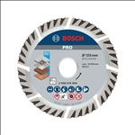 Bosch PRO Multi Material Diamanttrennscheibe, 125 x 22,23 mm, 10-tlg. #2608615060