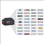 Bosch Akku-Bohrschrauber GSR 18V-65, 2 x Akku GBA 18V 4.0Ah #06019N3207