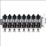 Bosch PRO Phillips Impact Bit, PH2, 25 mm, 8-tlg. #2608522324