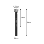 Bosch EXPERT Wood Forstnerbohrer, 14 mm, D8 mm #2608901823