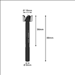 Bosch EXPERT Wood Forstnerbohrer, 18 mm, D8 mm #2608901826