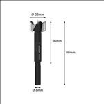Bosch EXPERT Wood Forstnerbohrer, 22 mm, D8 mm #2608901828