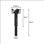 Bosch EXPERT Wood Forstnerbohrer, 30 mm, D8 mm #2608901834
