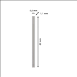 Bosch PRO Hobelmesser, 82 x 5,5 x 1,1 mm, 10 Stk #2608635904